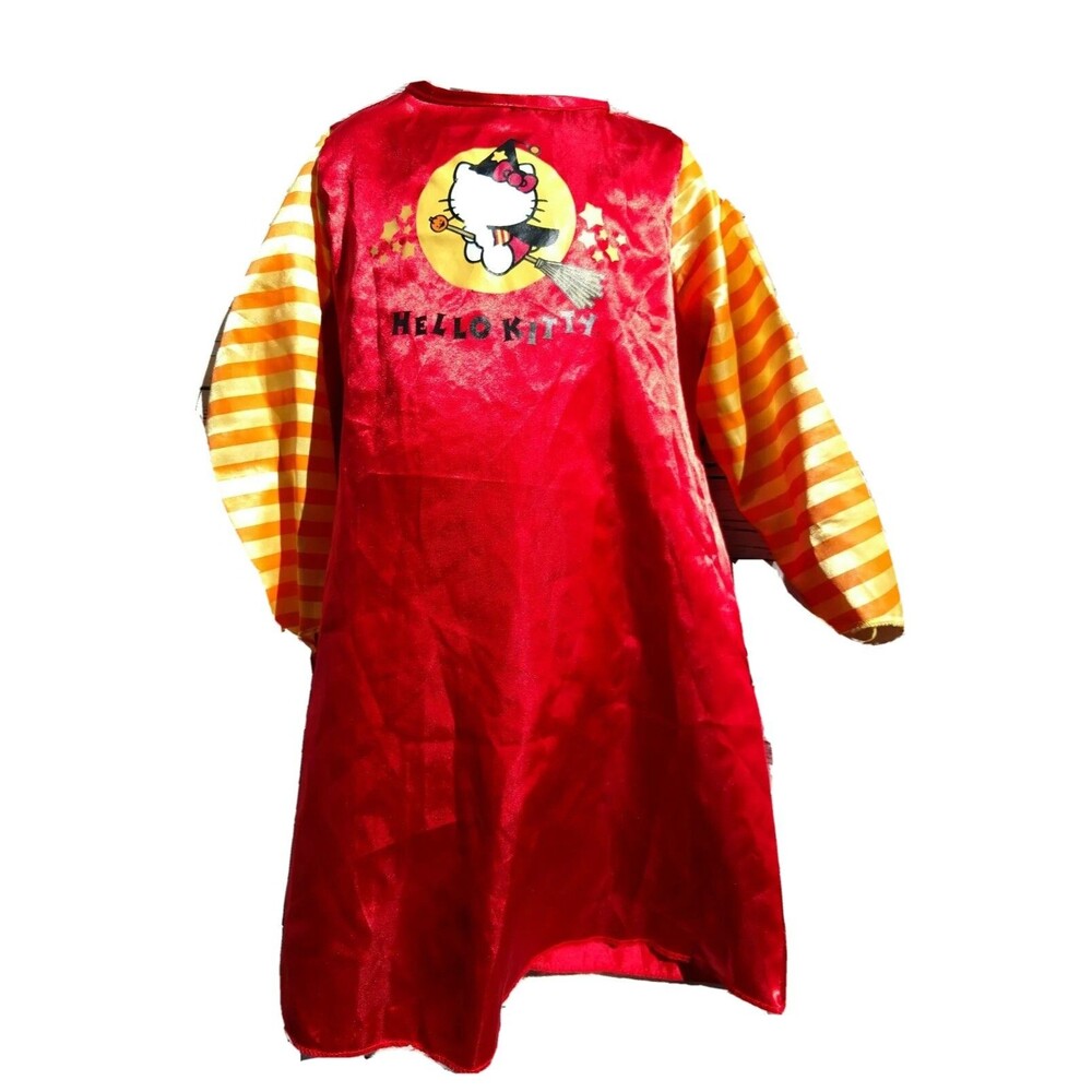 Hello Kitty Girls dress nightgown costume Size small 4/6 Halloween red witch